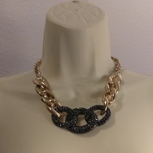 Gold and Black Necklace